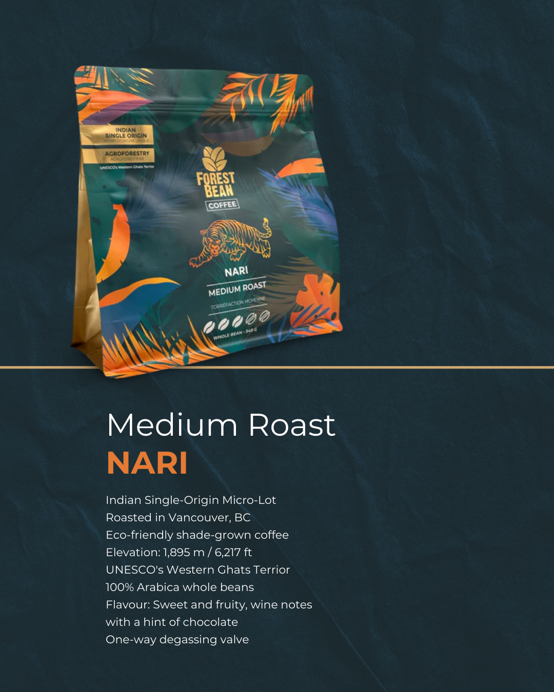 NARI: Medium Roast 340g.
